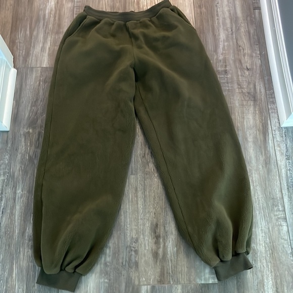 NAP Fuzzy Bear Joggers Dark Sage - Picture 7 of 13